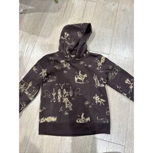Ariat Youth Western Scene Hoodie Medium 10